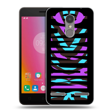 Силиконовый чехол на Lenovo K6 с принтом ФАМИЛИЯ