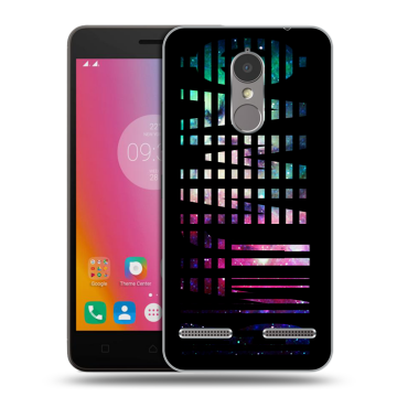 Силиконовый чехол на Lenovo K6 с принтом ФАМИЛИЯ