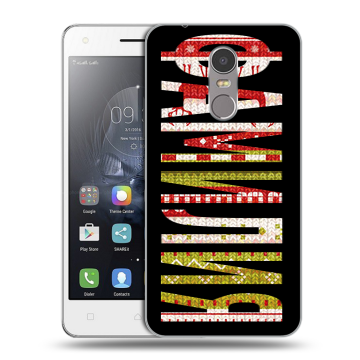 Силиконовый чехол на Lenovo K6 Note с принтом ФАМИЛИЯ