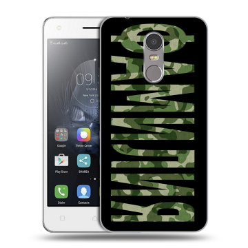 Силиконовый чехол на Lenovo K6 Note с принтом ФАМИЛИЯ