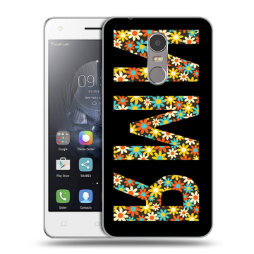Силиконовый чехол на Lenovo K6 Note с принтом ИМЯ
