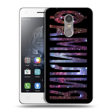 Силиконовый чехол на Lenovo K6 Note с принтом ФАМИЛИЯ