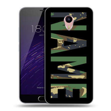 Пластиковый чехол на Meizu M3 Max с принтом NAME