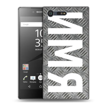 Пластиковый чехол на Sony Xperia X Compact с принтом ИМЯ