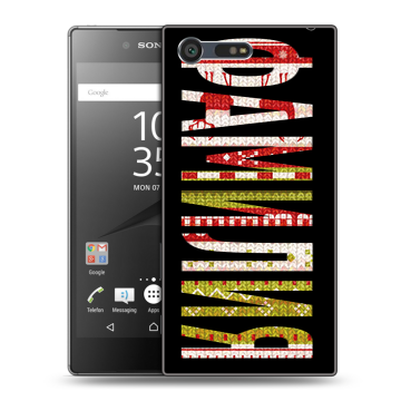 Пластиковый чехол на Sony Xperia X Compact с принтом ФАМИЛИЯ
