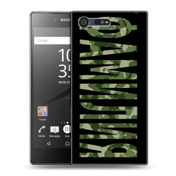 Пластиковый чехол на Sony Xperia X Compact с принтом ФАМИЛИЯ