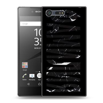 Пластиковый чехол на Sony Xperia X Compact с принтом ФАМИЛИЯ