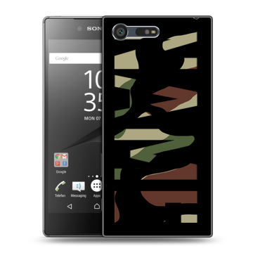 Пластиковый чехол на Sony Xperia X Compact с принтом NAME