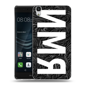 Силиконовый чехол на Huawei Y6II с принтом ИМЯ
