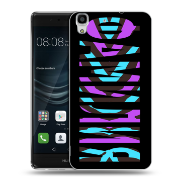 Силиконовый чехол на Huawei Y6II с принтом ФАМИЛИЯ