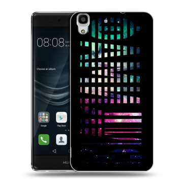 Силиконовый чехол на Huawei Y6II с принтом ФАМИЛИЯ