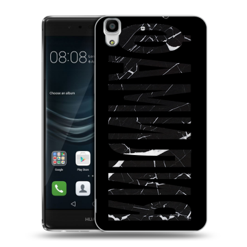 Силиконовый чехол на Huawei Y6II с принтом ФАМИЛИЯ