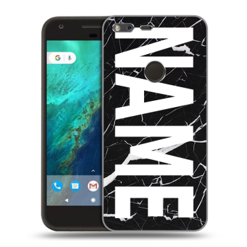 Силиконовый чехол на Google Pixel с принтом NAME