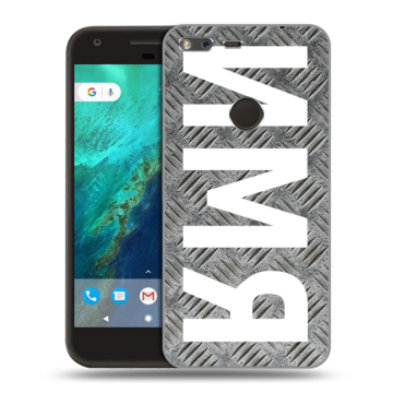 Силиконовый чехол на Google Pixel с принтом ИМЯ