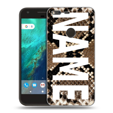 Силиконовый чехол на Google Pixel с принтом NAME