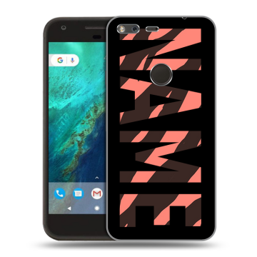 Силиконовый чехол на Google Pixel с принтом NAME