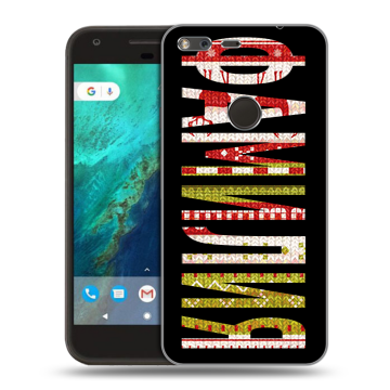 Силиконовый чехол на Google Pixel с принтом ФАМИЛИЯ