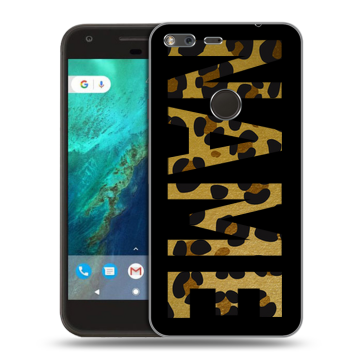 Силиконовый чехол на Google Pixel с принтом NAME