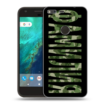 Силиконовый чехол на Google Pixel с принтом ФАМИЛИЯ