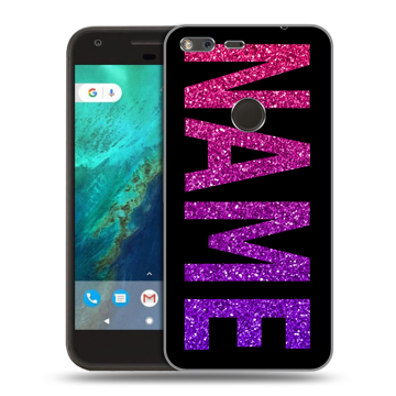 Силиконовый чехол на Google Pixel с принтом NAME