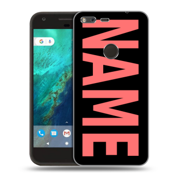 Силиконовый чехол на Google Pixel с принтом NAME
