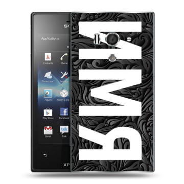 Пластиковый чехол на Sony Xperia acro S с принтом ИМЯ