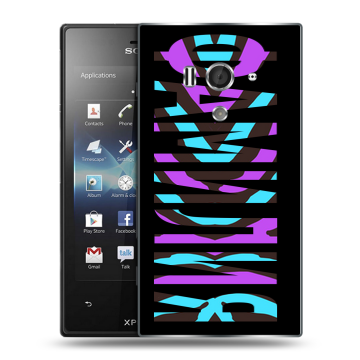 Пластиковый чехол на Sony Xperia acro S с принтом ФАМИЛИЯ