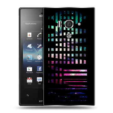 Пластиковый чехол на Sony Xperia acro S с принтом ФАМИЛИЯ