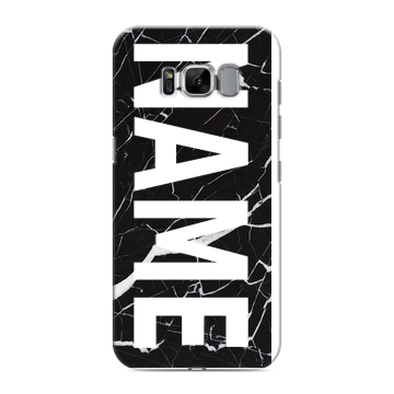 Силиконовый чехол на Samsung Galaxy S8 с принтом NAME