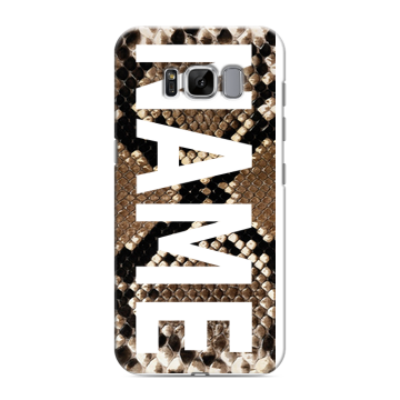 Силиконовый чехол на Samsung Galaxy S8 с принтом NAME