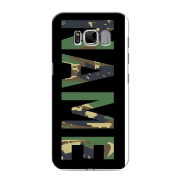 Силиконовый чехол на Samsung Galaxy S8 с принтом NAME