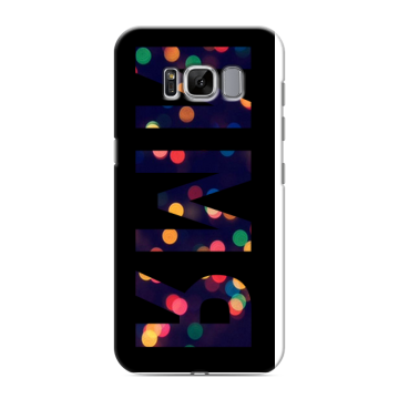 Силиконовый чехол на Samsung Galaxy S8 с принтом ИМЯ