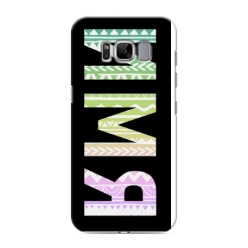 Силиконовый чехол на Samsung Galaxy S8 с принтом ИМЯ