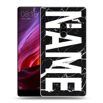 Силиконовый чехол на Xiaomi Mi Mix с принтом NAME