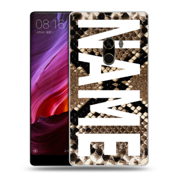 Силиконовый чехол на Xiaomi Mi Mix с принтом NAME