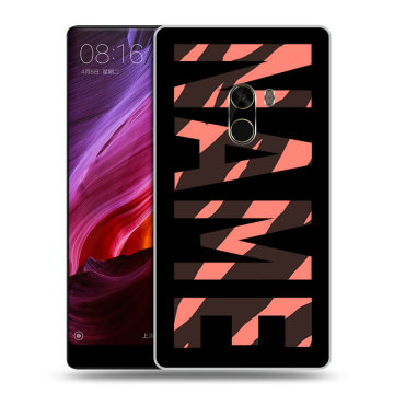 Силиконовый чехол на Xiaomi Mi Mix с принтом NAME