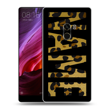 Силиконовый чехол на Xiaomi Mi Mix с принтом NAME