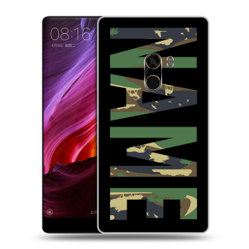 Силиконовый чехол на Xiaomi Mi Mix с принтом NAME