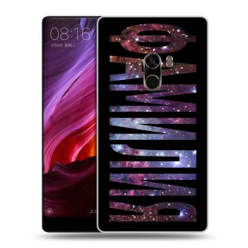Силиконовый чехол на Xiaomi Mi Mix с принтом ФАМИЛИЯ