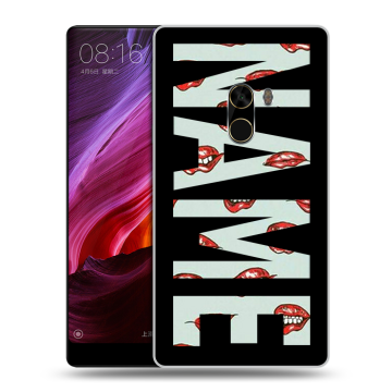 Силиконовый чехол на Xiaomi Mi Mix с принтом NAME