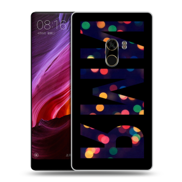 Силиконовый чехол на Xiaomi Mi Mix с принтом ИМЯ