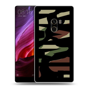 Силиконовый чехол на Xiaomi Mi Mix с принтом NAME