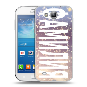 Пластиковый чехол на Samsung Galaxy Premier с принтом ФАМИЛИЯ