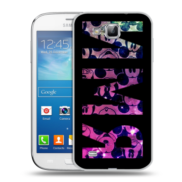Пластиковый чехол на Samsung Galaxy Premier с принтом ИМЯ