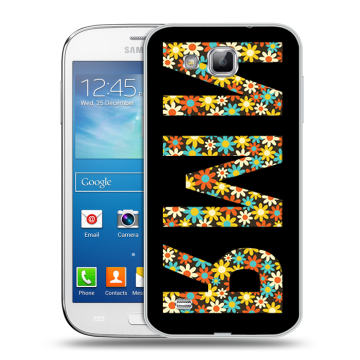 Пластиковый чехол на Samsung Galaxy Premier с принтом ИМЯ