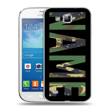 Пластиковый чехол на Samsung Galaxy Premier с принтом NAME