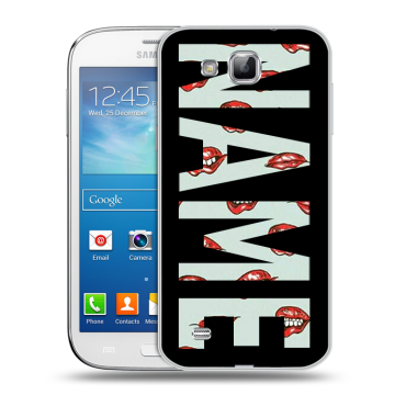 Пластиковый чехол на Samsung Galaxy Premier с принтом NAME