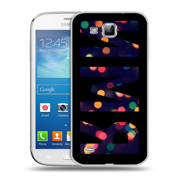 Пластиковый чехол на Samsung Galaxy Premier с принтом ИМЯ