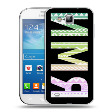 Пластиковый чехол на Samsung Galaxy Premier с принтом ИМЯ