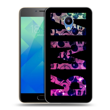 Силиконовый чехол на Meizu M5 с принтом ИМЯ